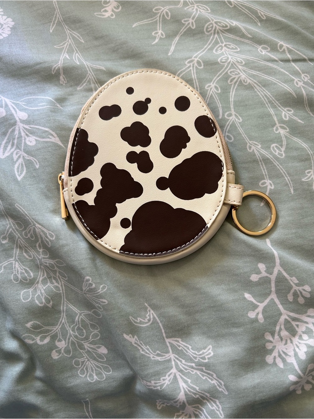 Corviforms quail egg keychain wallet